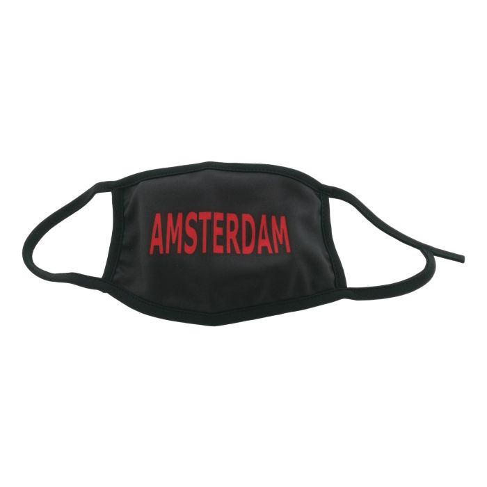 Mondkapje "Amsterdam Zwart"