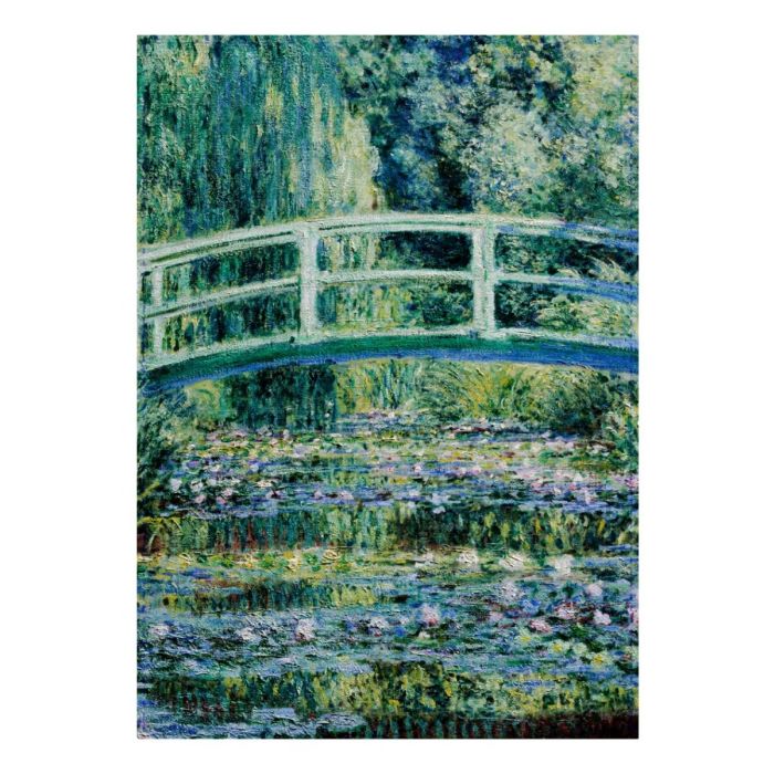 Tea Towel, "Waterlilies and Japanese Bridge", Claude Monet