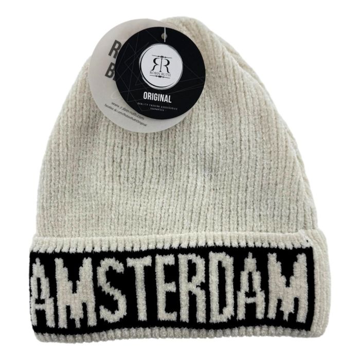 Robin Ruth Beanie Amsterdam - Wit