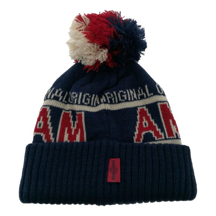 Muts met Pluim "Lex" - Blauw Rood Amsterdam