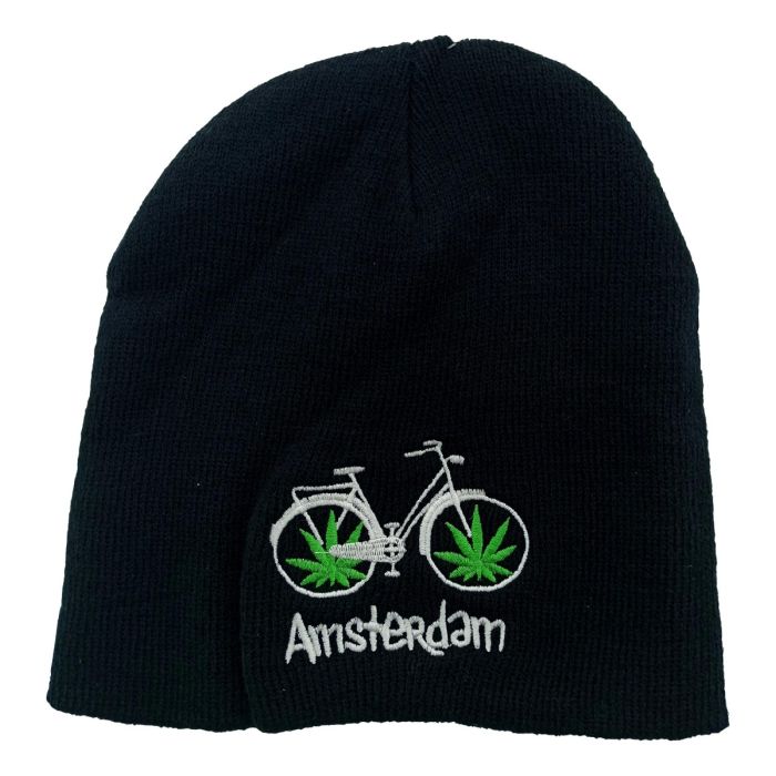 Muts Amsterdam Wiet Fiets  - Zwart 