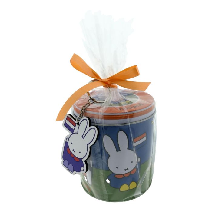 Miffy Stroopwafel Tin - Miffy with Dutch flag
