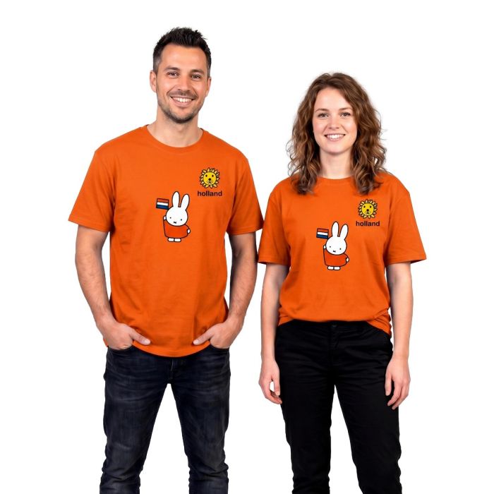 Unisex T-shirt Nijntje Holland Oranje 