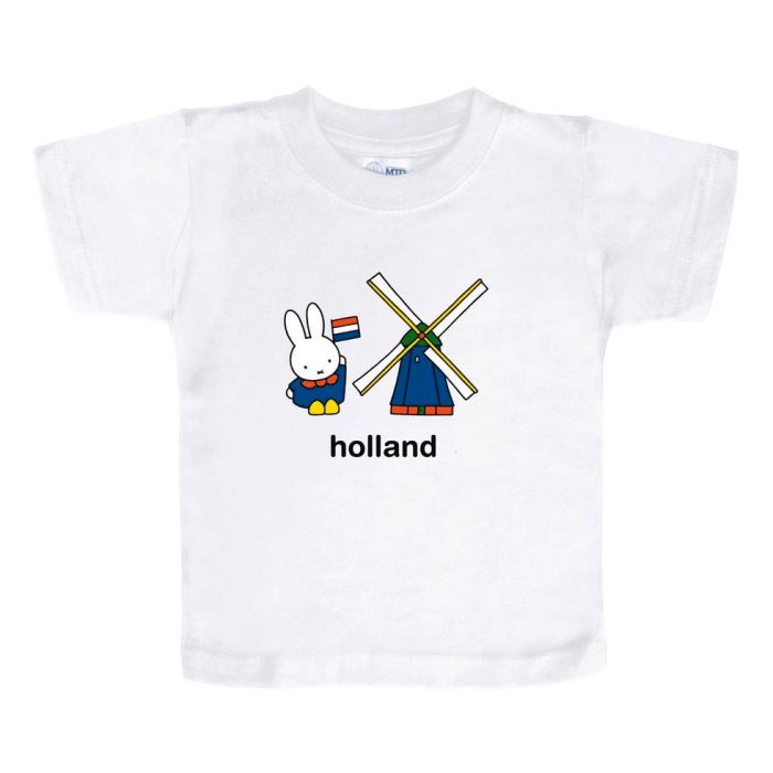 Unisex Nijntje T-shirt Holland – Wit