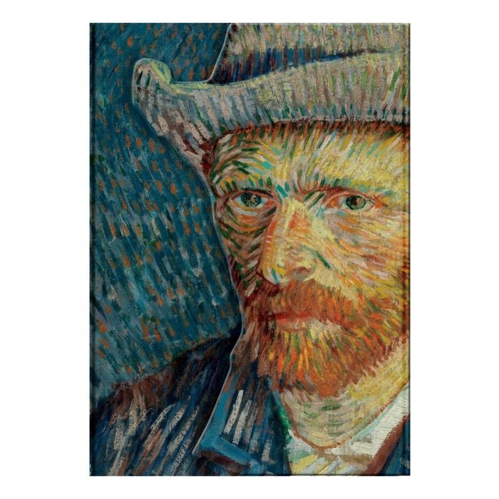 Notebook A5 Van Gogh Self-portrait - Magnetic
