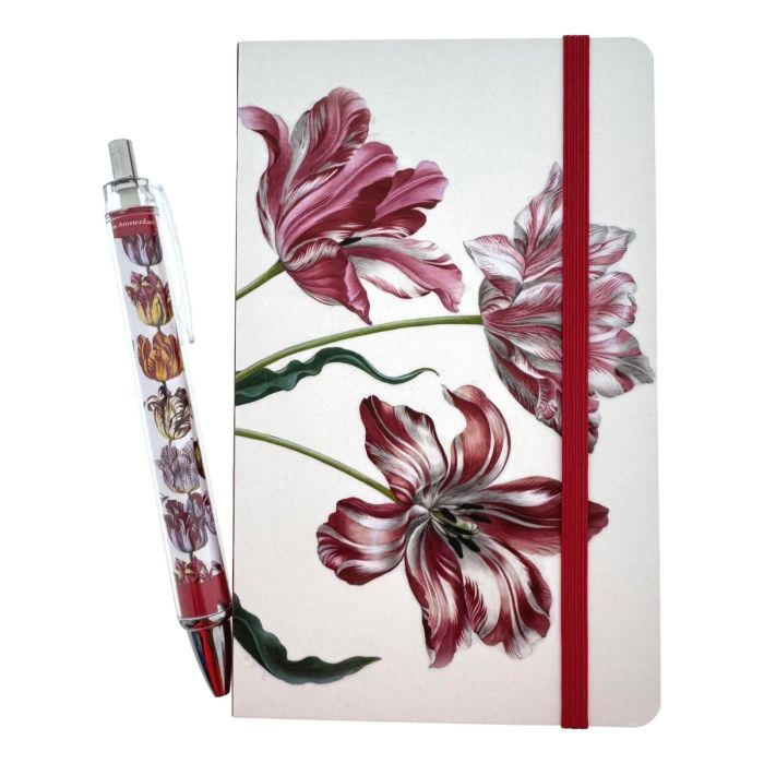 Notitieboek met Pen - Tulpen (Maria Sibylla Merian)