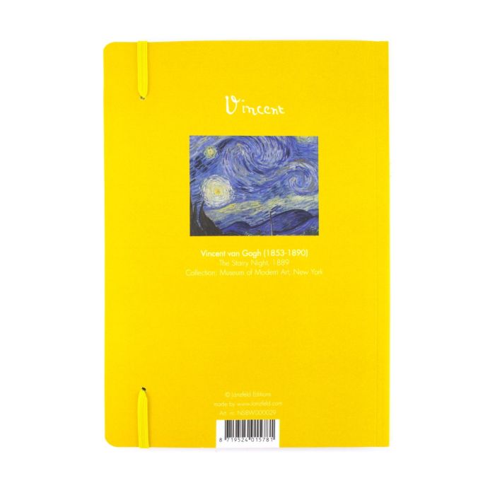 Notitieboek, A5, Sterrennacht van Vincent van Gogh met pen