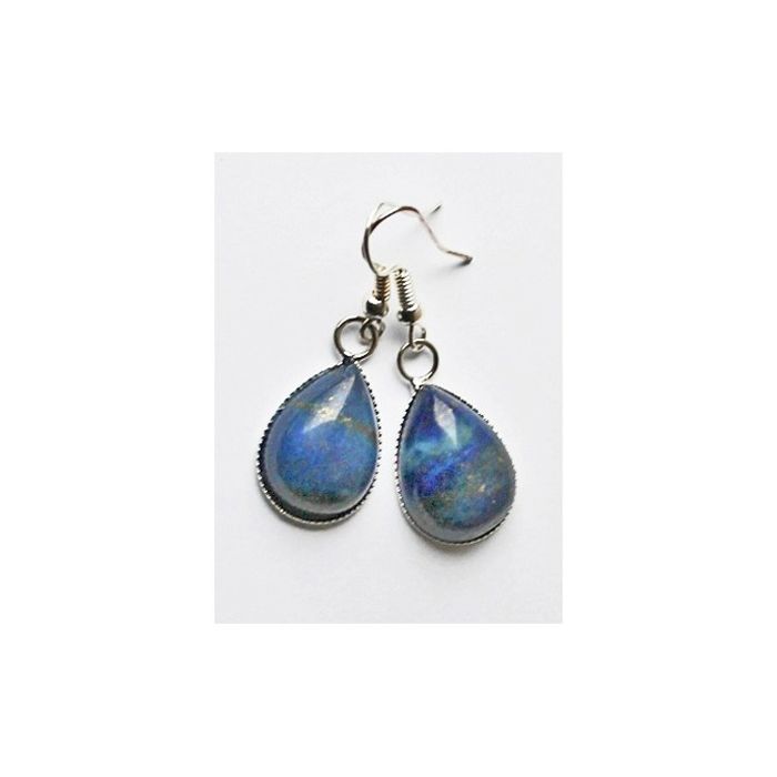 Set Lapis Lazuli drop earrings 18x13mm