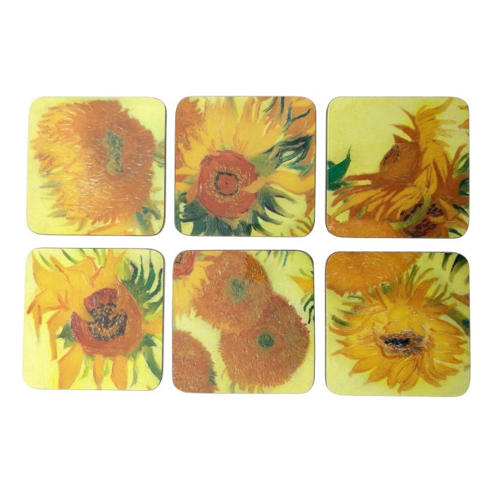 Onderzetters "Zonnebloemen", Vincent van Gogh