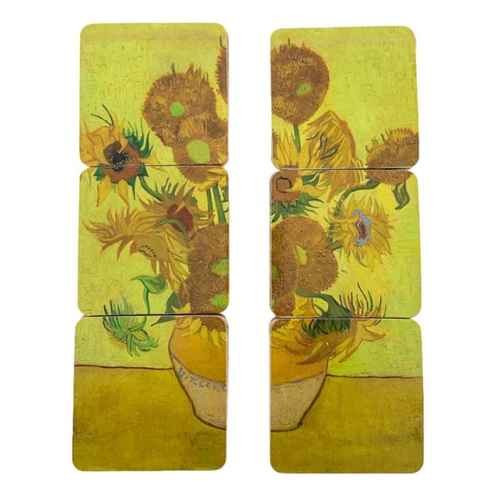 Onderzetters Van Gogh Zonnebloemen, set van 6