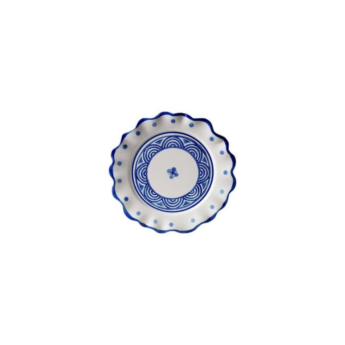 Majolica Wave Breakfast Plate - 21.5 cm