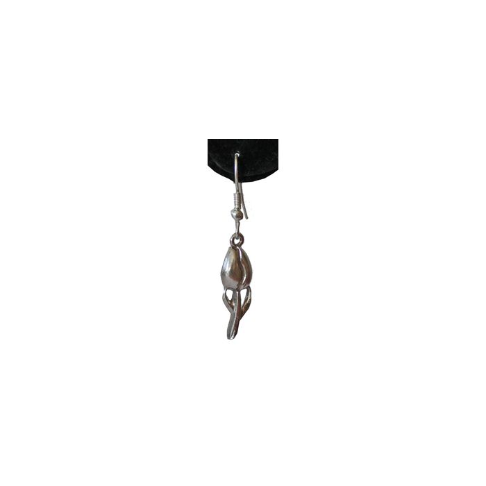 Set earrings Tulip, silverplated, in giftbox