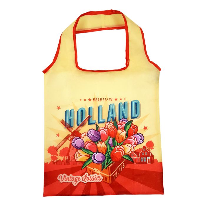 Foldable Bag "Holland Tulips"