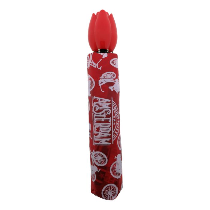 Umbrella "Bike City" Amsterdam Red / Black