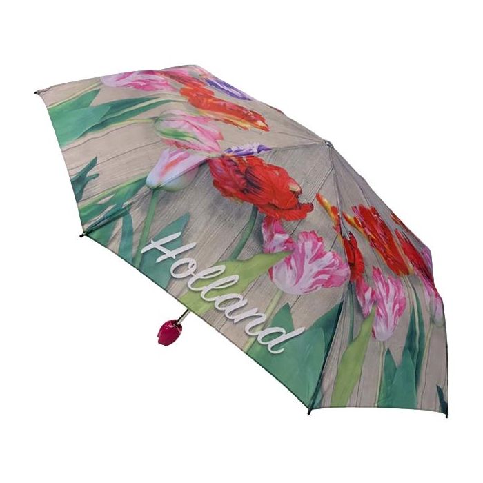 Umbrella "Tulips on Wood"