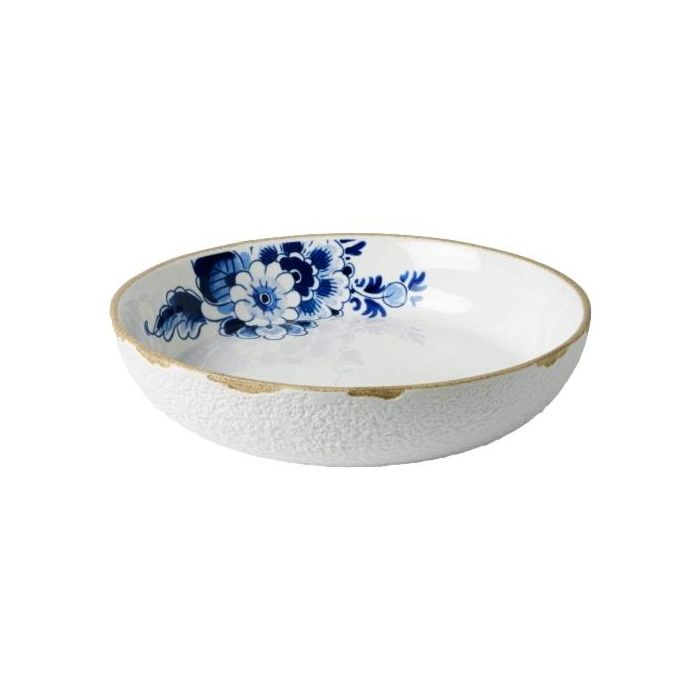Blauw Bloesem Pastabord, Ø 24 cm