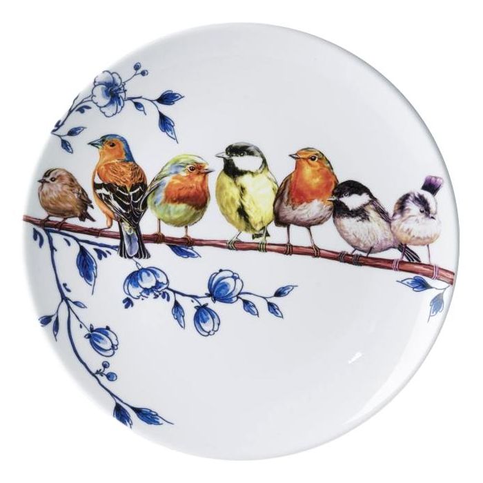 Wandbord "Bosvogels", 26 cm