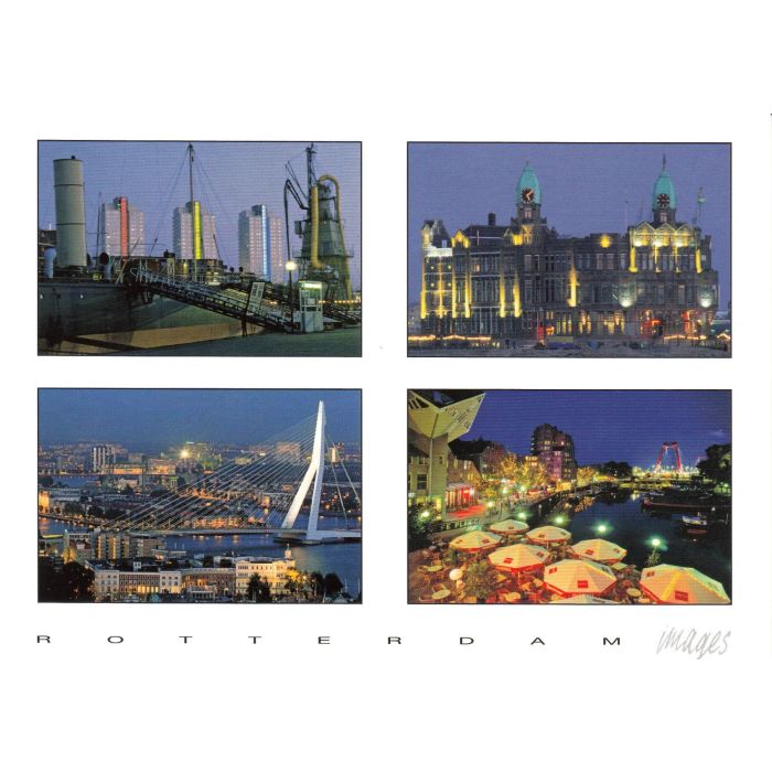 Postcard "Rotterdam Four Photos"