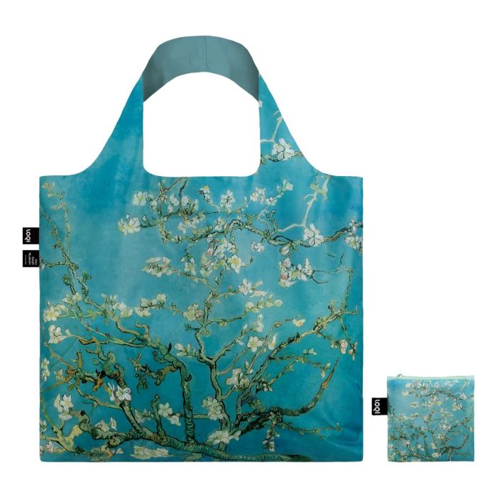 Loqi Opvouwbare Shopper "Amandelbloesem, Van Gogh"