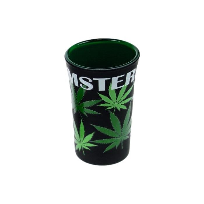 Shot glass "Amsterdam Cannabis"