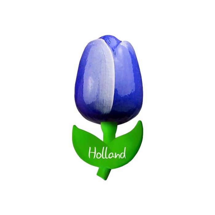Tulpmagneet "Blauw", 10 cm