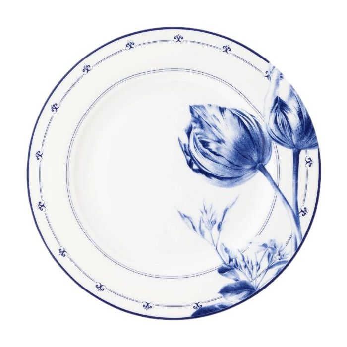 Dinerbord Tulp met ornamenten