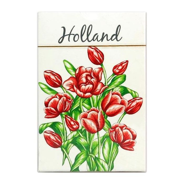 Speelkaarten "Rode Tulpen" 