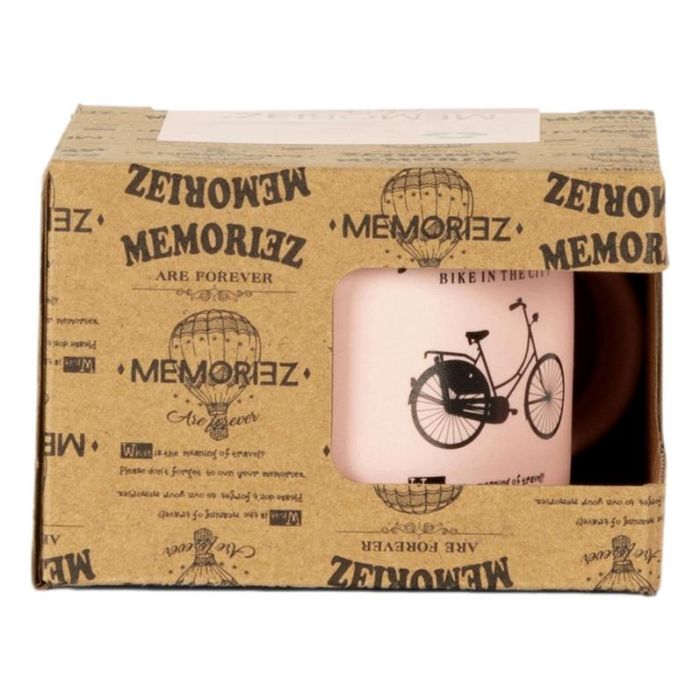 Mok Memoriez - Amsterdamse Fiets - Mat Roze- Klein