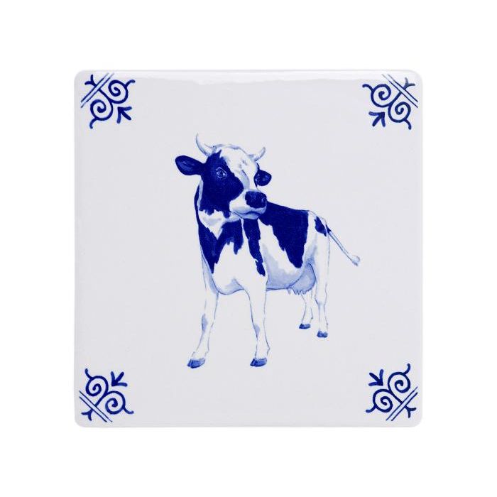 Tile Cow, 13 cm