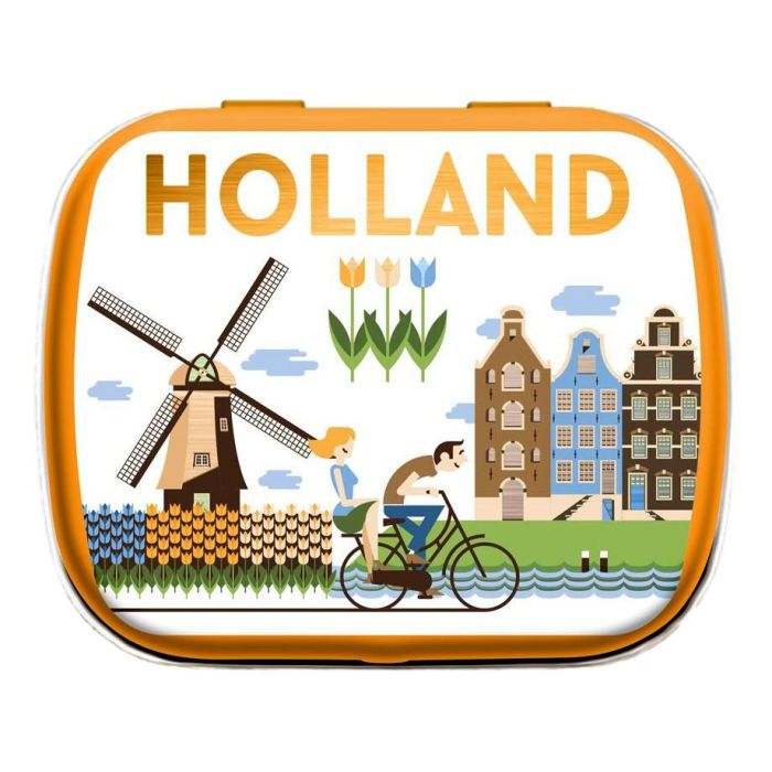 Pepermunt Blikje Holland Kleur
