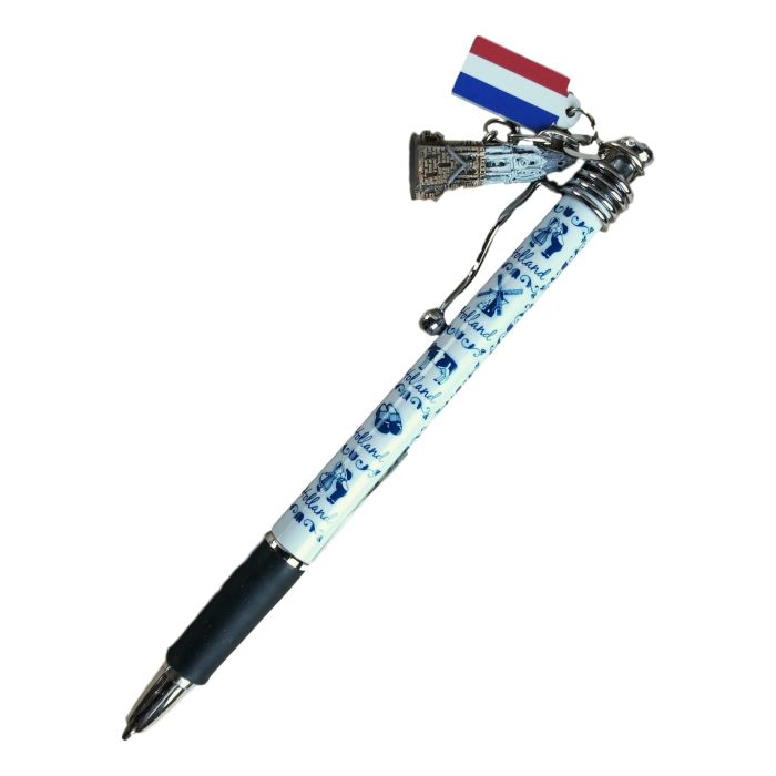 Pen Dutch Tiles with Church beads