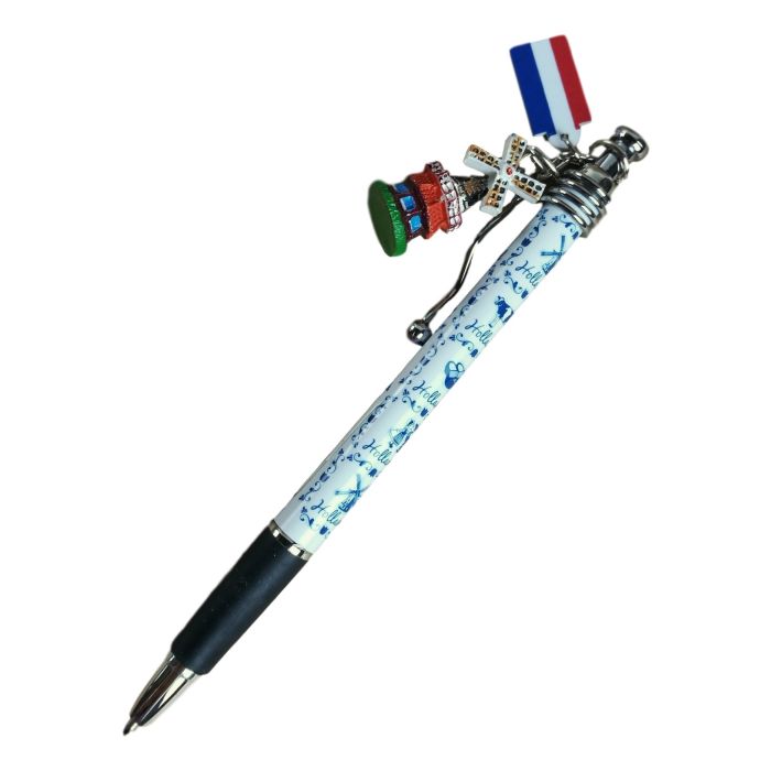 Pen Hollandse Tegels met Molen bedels