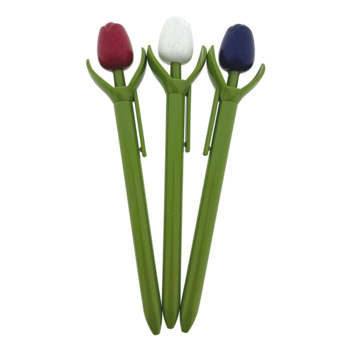 Tulip Pen Set - Red, White, Blue