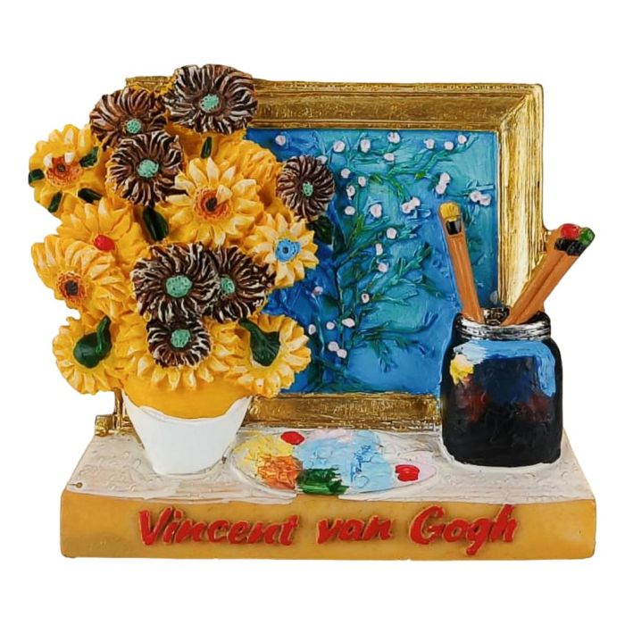 Koelkastmagneet Van Gogh Kunstwerk met Penselen