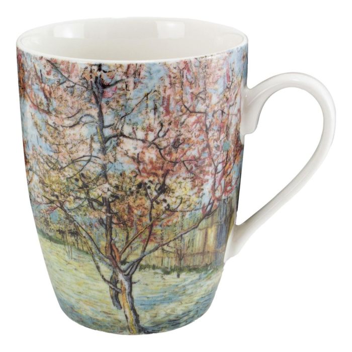 Vincent van Gogh Mug, Pink Peach Trees - In Box
