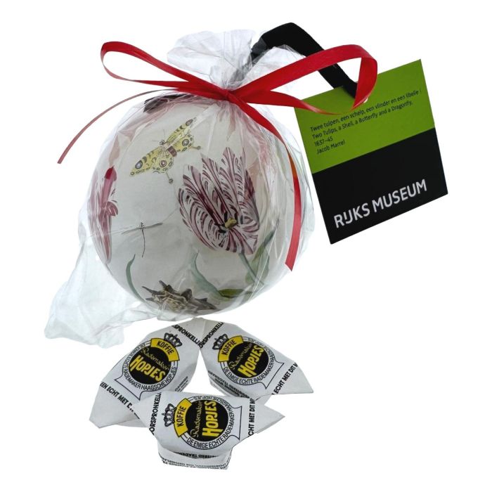 Snoepbal met hopjes "Tulpen" - Cadeauverpakking