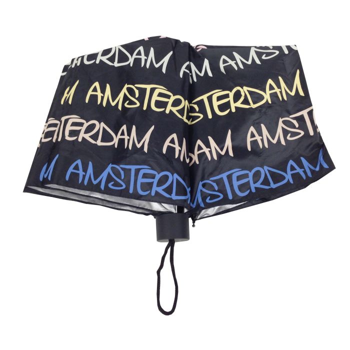 Umbrella  beige / blue Amsterdam, robin ruth