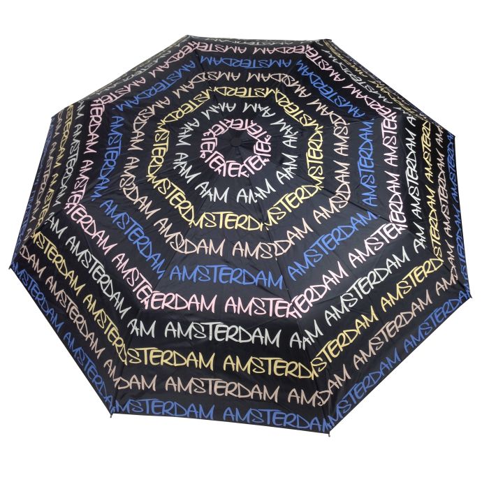 Umbrella  beige / blue Amsterdam, robin ruth