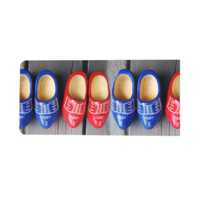 Bookmark Colored Clogs in a row
