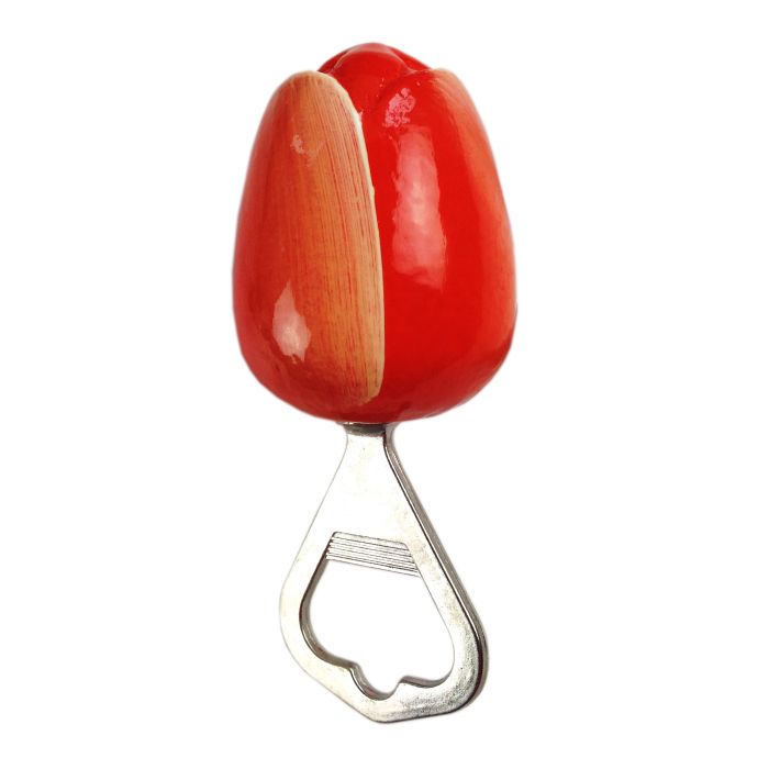 Bottle Opener Tulip, orange and white