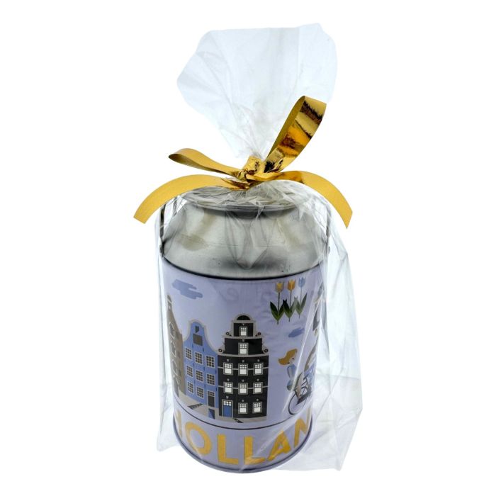 Melkbus spaarpot cadeau met mini stroopwafels