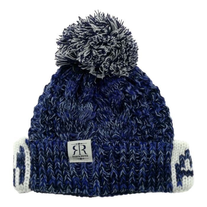 Pompon Muts Amsterdam - Blauw / Navy