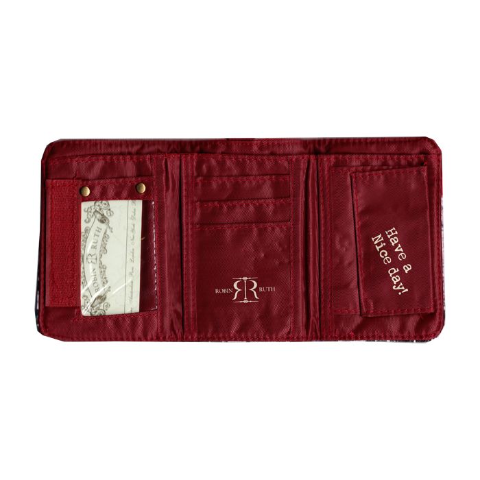 Wallet Kelly Picture  Amsterdam in red/blue by robin ruth