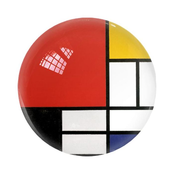 Paperweight Sphere Mondrian