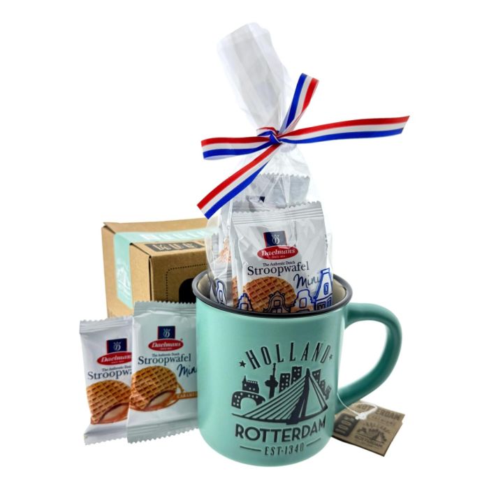 Cadeau Rotterdam Theemok met Stroopwafels