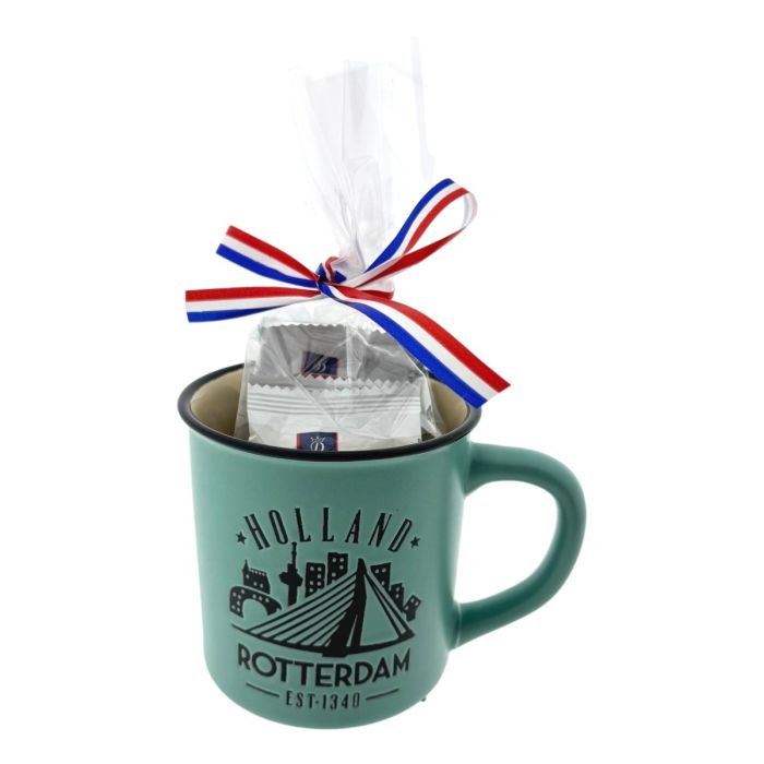 Cadeau Rotterdam Theemok met Stroopwafels