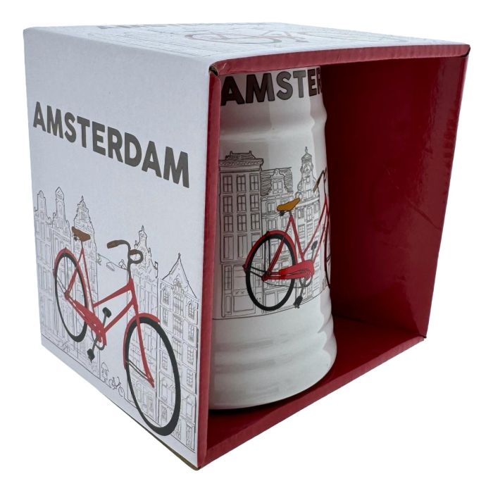Amsterdam Beer Mug - Red Bicycle