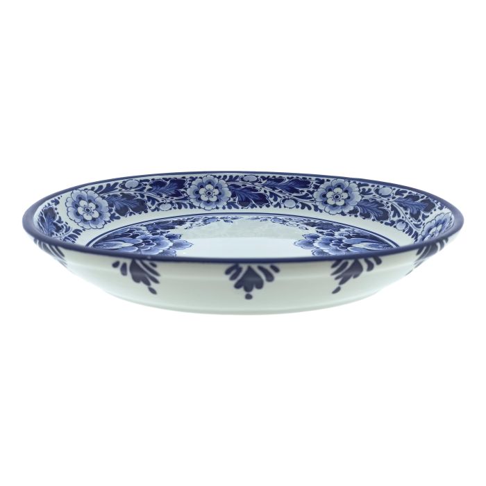 Oval dish "Flowers", Ceramic, 28 cm