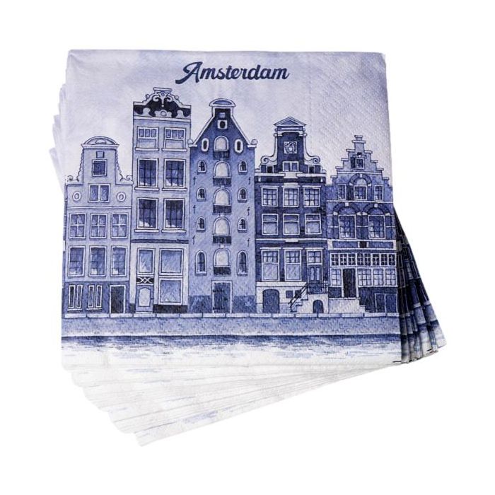Pakje Servetten "Amsterdam" (20 stuks)