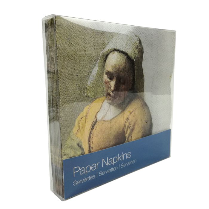 Luxury Napkins "The Milkmaid" by Johannes Vermeer
